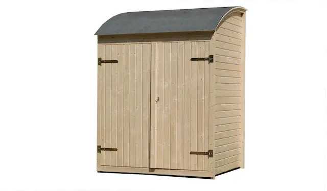 weka Aufbewahrungsbox »Fahrrad- und Mehrzweckbox aus naturbelassenem Fichtenholz« 19 mm starke Wände, BxT: 160x134cm, Firsthöhe: 220cm Kracherpreis