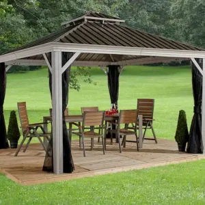 Rabatt Sojag Pavillon »Gazebo Messina« BxT: 363x483 cm, mit Moskitonetzen