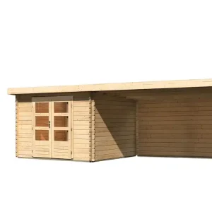 Beliebt BH Bastrup 5 natur 280x280x222 mit AD 4m breit, 28mm Rückwand