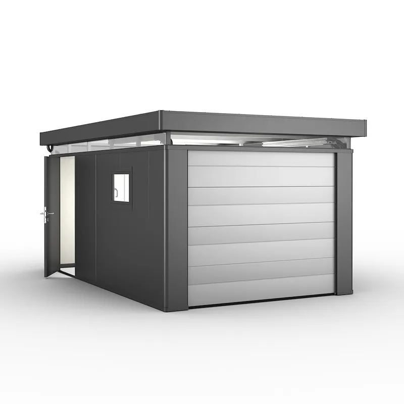 Sonderaktion Deckensektionaltor o. Antrieb silber, 237,5x4x200 cm
