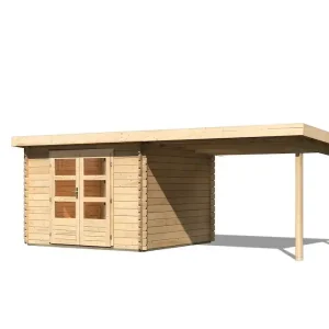 BH Bastrup 5 natur 280x280x222 im Set mit AD 3 m breit Echt