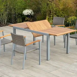 Gratis Versand Silano Set 5tlg 4 Sessel Tisch 150(200)x90cm