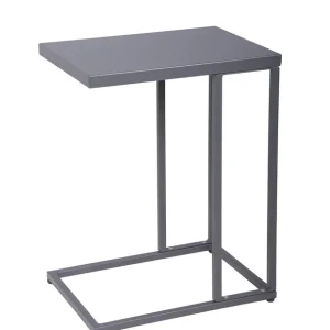 Zertifiziert Beistelltisch DOREA anthrazit L43 × B30,5 × H56 cm