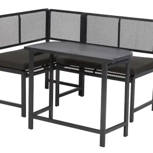 Elos Eckbank Set inkl. Auflag. Kissen gr Klappentisch 90x50cm Aktuell