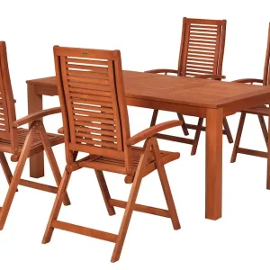 Cordoba Set 5tlg Eucalyptus Tisch 170 x 90 cm Versand Am Gleichen Tag