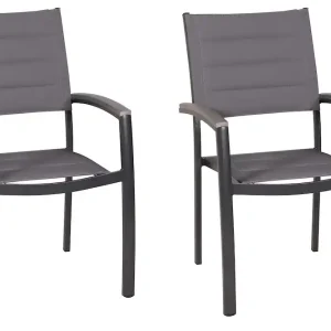 Schneller Versand Stapelsessel Pisa 2er Set grau