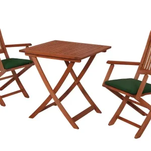Sofort Bestellen Rio Set 5tlg Eucalyptus Tisch, 70 x 70 cm