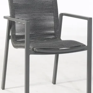 Must-Have Sessel Line Polyrope dark-grey Aluminium