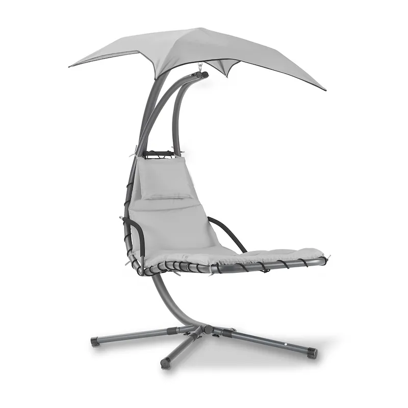 Top-Seller Schwingliege ‘‘DAS ORIGINAL‘‘ lichtgrau, ergonomisch geformt