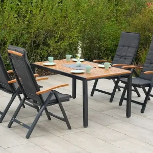 Tilos Set 9tlg 4 Sessel Kissen Tisch 150x90cm Super-Preis