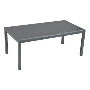 Must-Have Tisch 190x100cm silber Halbrundprofil Aluminium