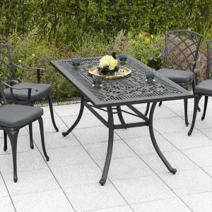 Solange Der Vorrat Reicht Rhodos Set 9tlg 4 Sessel Kissen Tisch 140x80cm