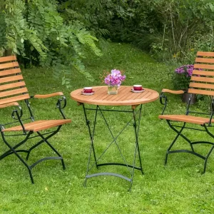 Solange Der Vorrat Reicht Schlossgarten Set 3tlg 2 Sessel Tisch Ø 70cm