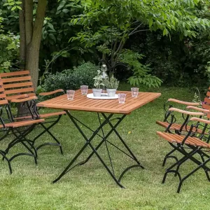 Neue Kollektion Schlossgarten Set 5tlg 4 Sessel Tisch 120x80cm