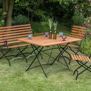 Begrenztes Angebot Schlossgarten Set 4tlg 2 Stühle 2er Bank T 120x80cm