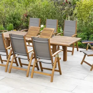 Acapulco Set 9tlg 8x Klappsessel 1x AZ-Tisch Sonderangebot