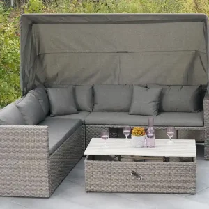 Jetzt Kaufen San Marco Eckset m Dach Tisch 110x60x36/58cm