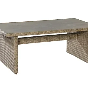 Billig Tisch mit Digitaldruckplatte 200x100cm Steinoptik