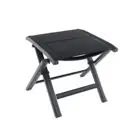 Neue Kollektion Klappsessel Grenada XXL Alu Textilene schwarz bis 130 kg