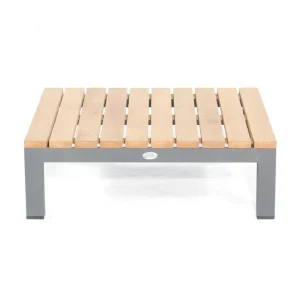 Lounge Tisch Equila 85 x 85 cm anthrazit /Teak B/T/H 85/85/28 cm SonnenPartner Neue Ware
