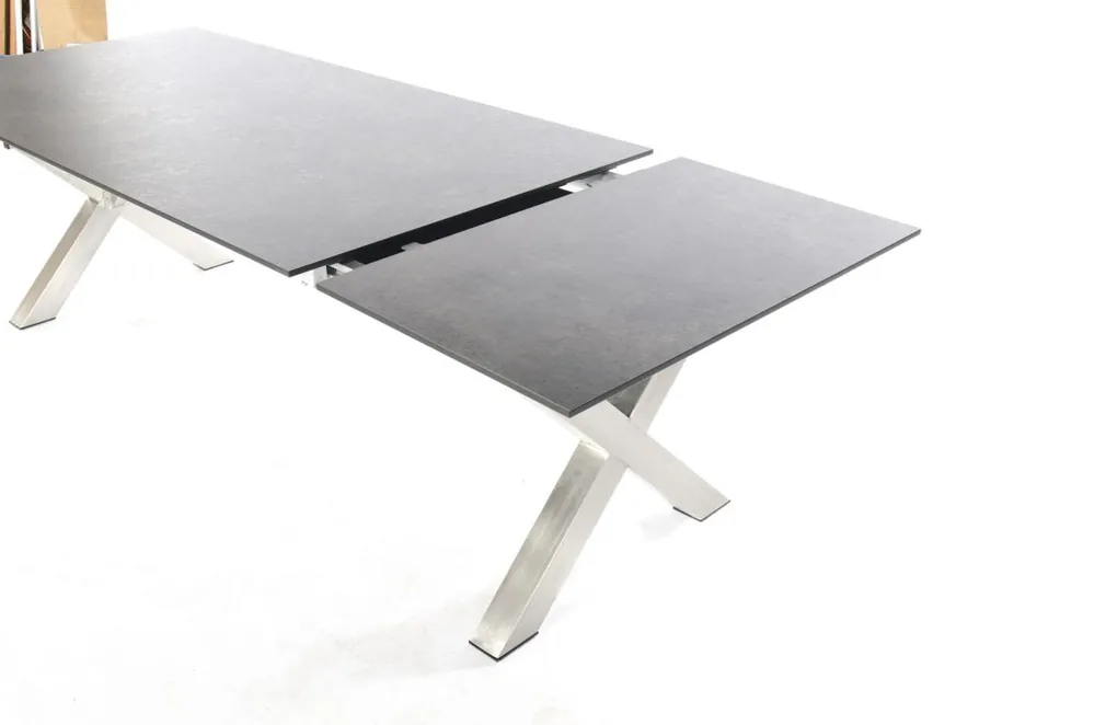 Aktuell Ausziehtisch Base-Spectra Edelstahl X-Ge stell Edelstahl Ausziehzarge aus Alumini