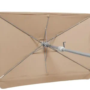 Kostenloser Rückversand Schirm 120x190cm 38mm Rohr beige Aluminium/Textil