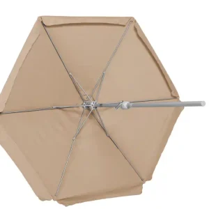 Schirm Ø 270cm 38mm Rohr beige Aluminium/Textil Mega-Angebot