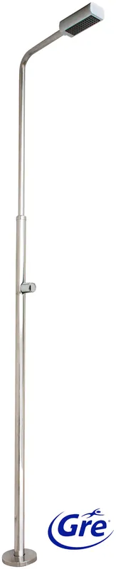 Neue Ware Gre Gartendusche Edelstahl, Höhe: 216 cm