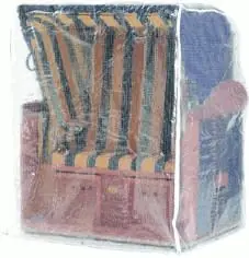 Schutzhülle für 2-Sitzer weiß, B 135 x T 115 x H 160 cm Kostenfreie Lieferung