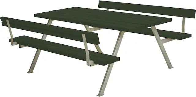 Zertifiziert PLUS Garten-Essgruppe »Alpha Kombimöbel mit 2 Rückenlehnen« 1 Stk. tlg. 177x185x76/45 cm