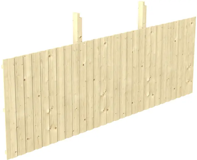 Sale Skanholz Carport-Rückwand aus Deckeschalung 20x120mm
