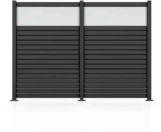 STAKET PRO Gartenzaun »Komplettzaun »Rhombus Mini« Breite 1200 mm + Flächendruck 84« Zaunhöhe 180 cm, Zaunlänge 2,484 - 3,726 m Mega-Angebot