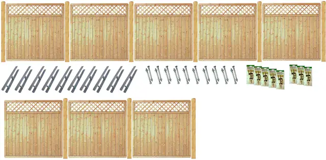 Markenprodukt Tetzner & Jentzsch Sichtschutzelement »COLUMBIA 6« kesseldruckimprägniert