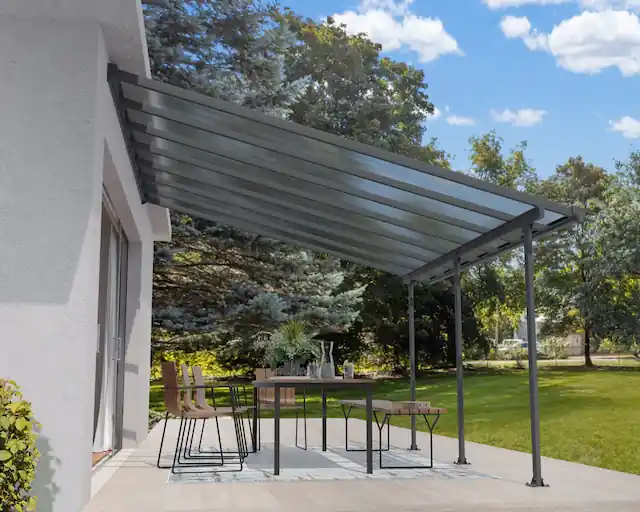 Preisreduziert Palram - Canopia Terrassendach »Feria Alu Terrassenüberdachung« einfache DIY Montage