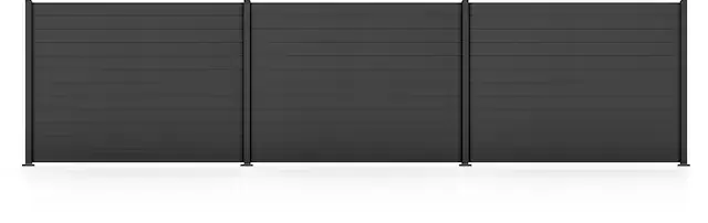 Echt STAKET PRO Gartenzaun »Komplettzaun Paneel 150« LxH: 732,6x187 cm, 3 Elemente á 240 cm Breite