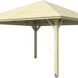 Angebot Skanholz Holzpavillon »Cannes 3« Leimholz, 424 x 424 cm