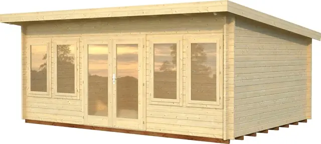 Preisknaller Palmako Gartenhaus »Lisa« 19,4 m², mit Fußboden im Gartenhaus