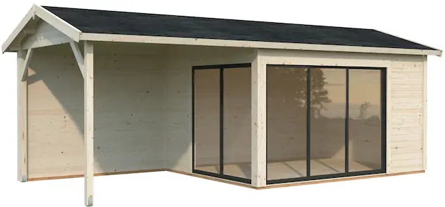Bestpreis Palmako Gartenhaus »Amanda Slide Plus« verschiedene Farben