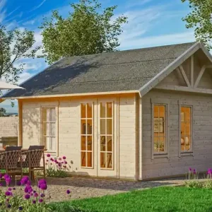 Ausverkauf Skanholz Gartenhaus »Bern 1« mit 2. Schalung