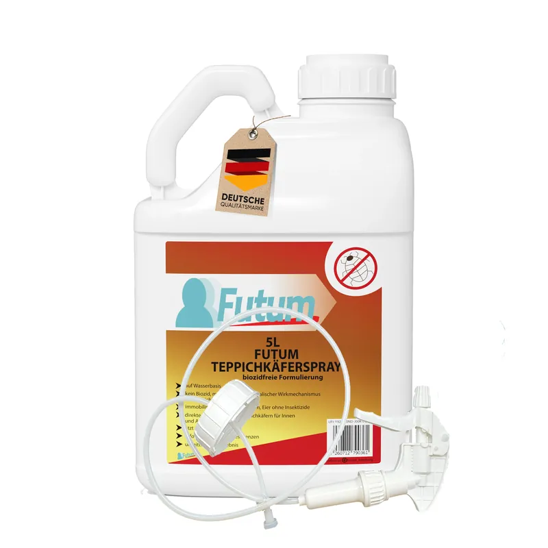 Echt FUTUM 5L Teppichkäferspray + 5L Sprüher