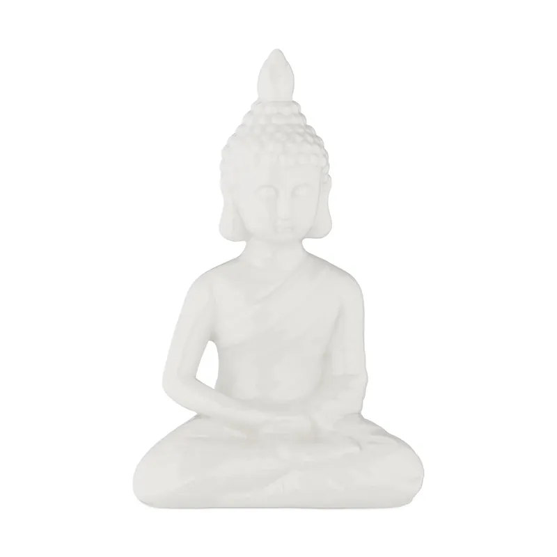 Weiße Buddha Figur 17 cm Preisreduziert
