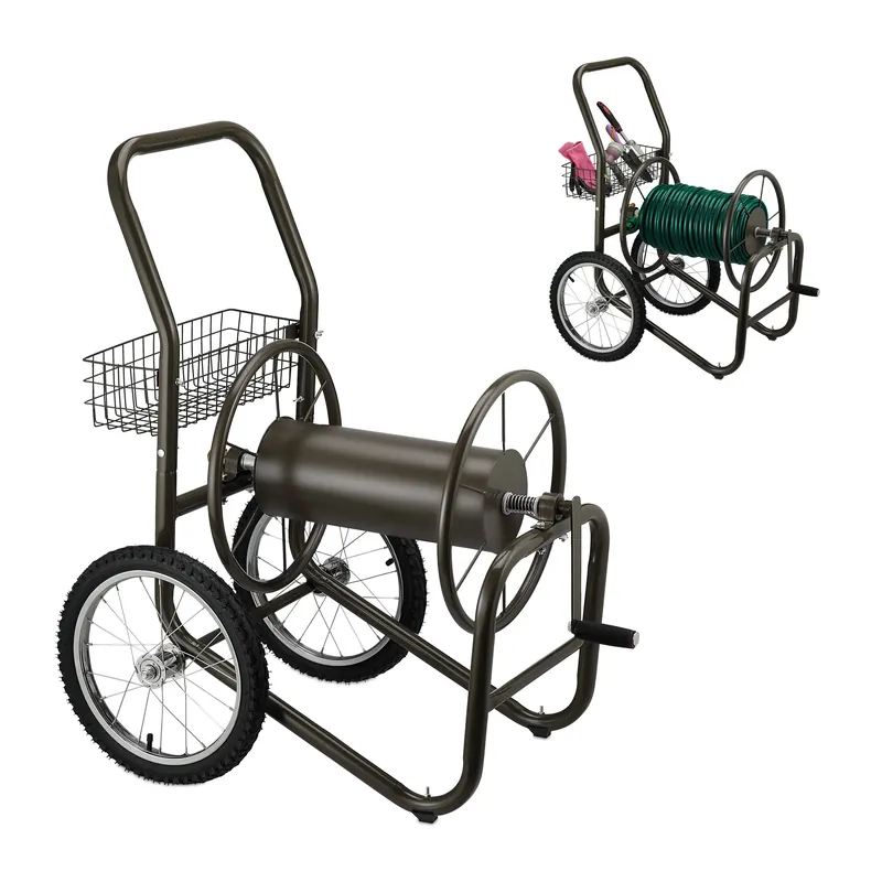 Brauner Schlauchwagen mit Korb Wochenendangebot