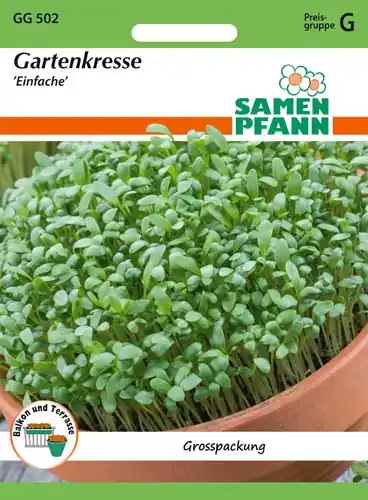 Top-Preis Gartenkresse Samen ‘einfache‘ - Samen Pfann