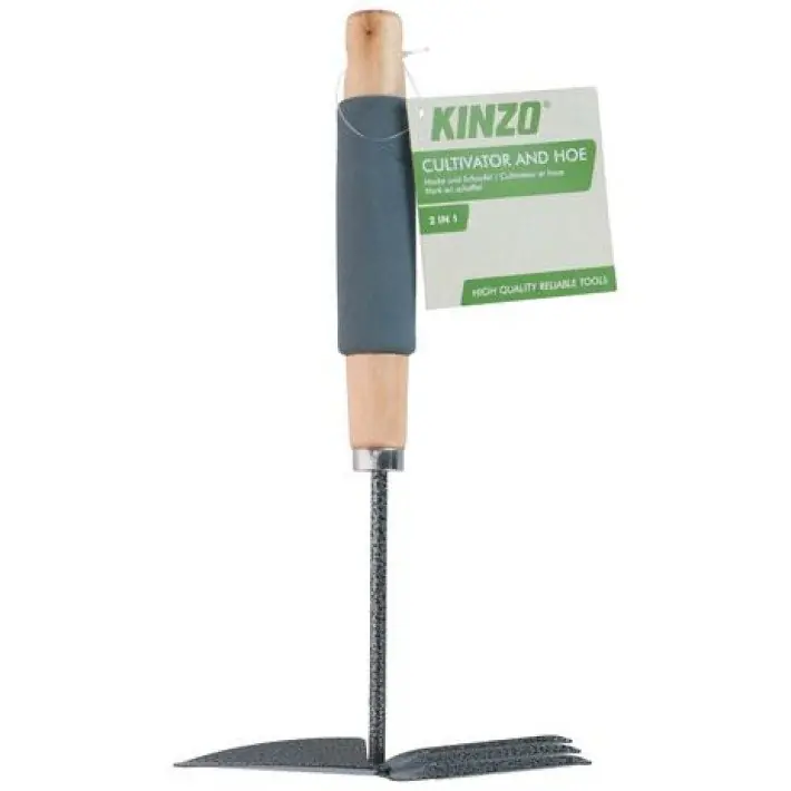 Kinzo Garten-Kultivator & Hacke 27 cm Echt