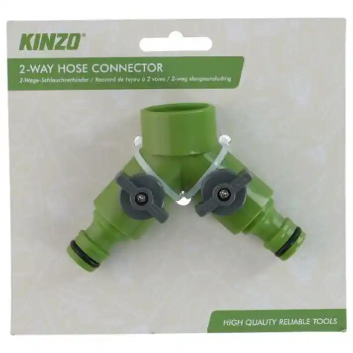 Kinzo Schlauchverbinder 2-Wege flexible Wasserverteiler Bestseller