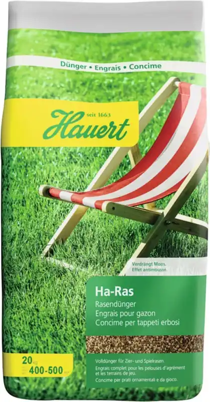 Garantierte Lieferung Rasendünger Ha-Ras HBG 20 kg