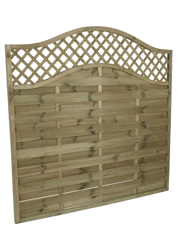Sichtschutzzaun Omega 180 × 180 cm Beliebt