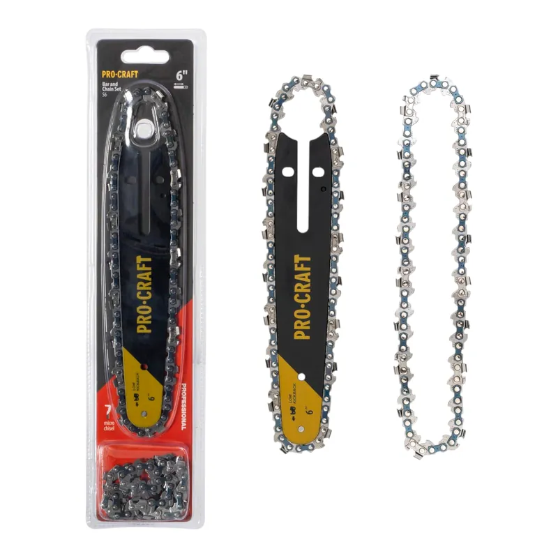 Solange Der Vorrat Reicht Procraft S6 Set mit 2x Sägekette 37 TG + 15 cm Führungsschiene für PKA32Li