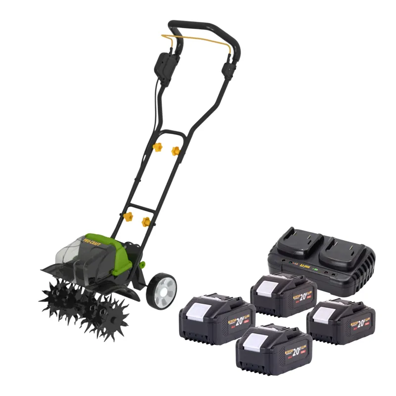 Top-Angebot Procraft CT20/2bb Akku Kultivator 40 V ( 2x 20 V ) 360 mm Brushless + 4x Akku 8,0 Ah + Ladegerät