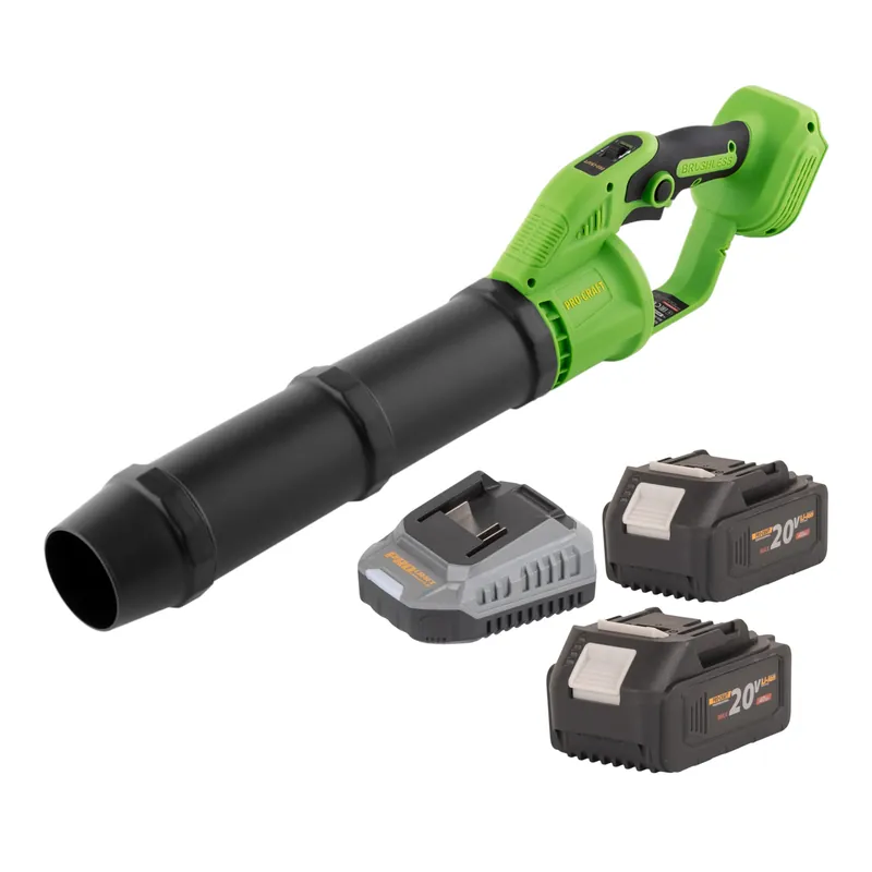 Procraft PB24bb Akku Laubbläser 20 V Brushless + 2x Akku 4,0 Ah + Ladegerät Letzte Chance